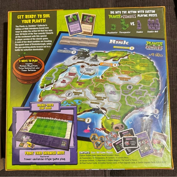 Board Game Risk Collector’s Edition Zombies vs Plants - new - Picture 2 of 3